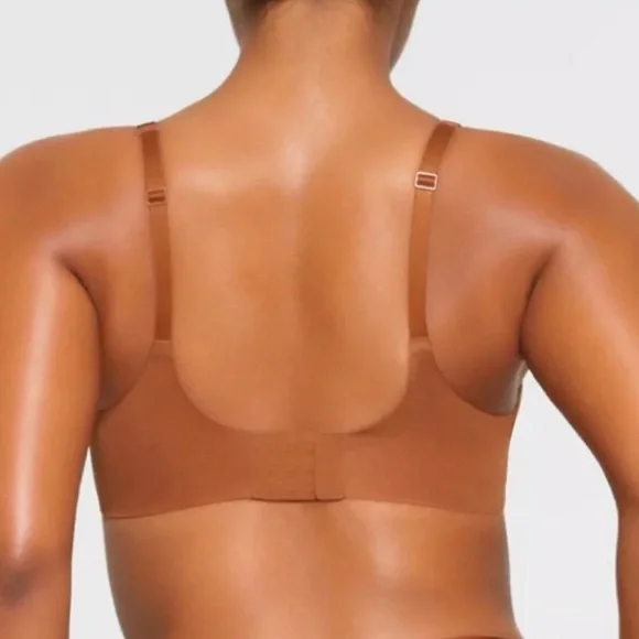 NWT Skims Women’s Ultimate Collection Push-Up Plunge Bra in Bronze - Picture 2 of 4